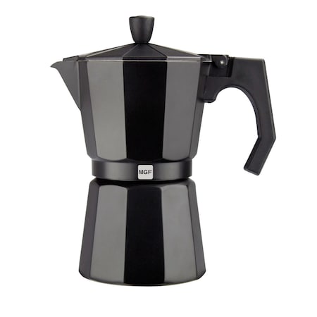 Magefesa Kenia Aluminum Noir 6 Cups Coffee Maker 01PACFKEB06